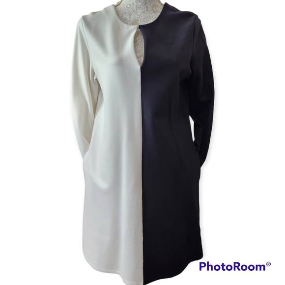 Kenneth Cole New York Black & White Dress size Large - Picture 15 of 16
